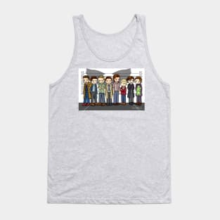 SuperWhoLock Lineup Tank Top